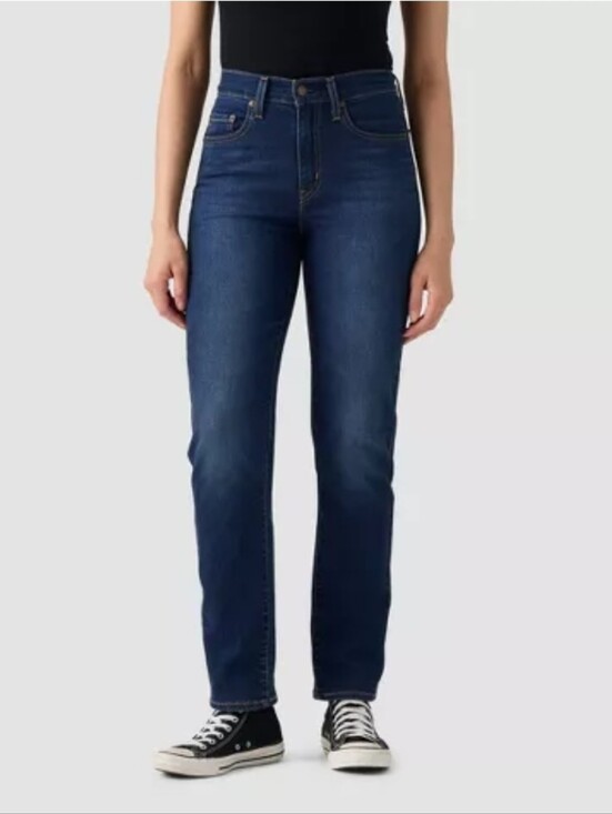 Levi's Denim - Levi's® Women's 724 High-Rise Straight Leg Jeans | Chelsea Carbon Glow | SIZE 16